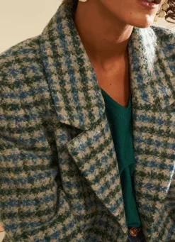 Sud Express Jackets & Coats|Blazer Court En Laine Amande Vodivia