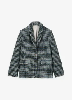 Sud Express Jackets & Coats|Blazer Court En Laine Amande Vodivia