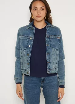 Sud Express Jackets & Coats|Blouson En Jean Medium Stone Voko