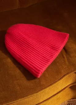 Sud Express Shoes & Accessories|Bonnet 100% Cachemire Framboise Bibou