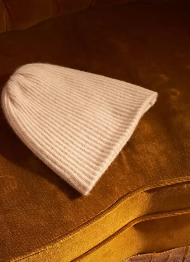 Sud Express Shoes & Accessories|Bonnet 100% Cachemire Milk Bibou