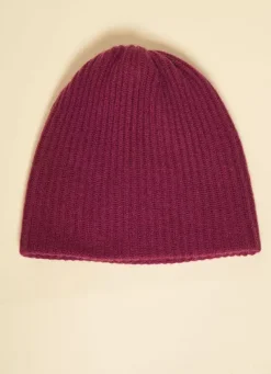 Sud Express Shoes & Accessories|Bonnet 100% Cachemire Prune Bibou