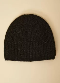 Sud Express Shoes & Accessories|Bonnet A Cotes Noir Bobun