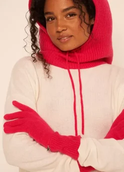 Sud Express Shoes & Accessories|Cagoule En Cotes Avec Liens De Serrage Framboise Bennyx