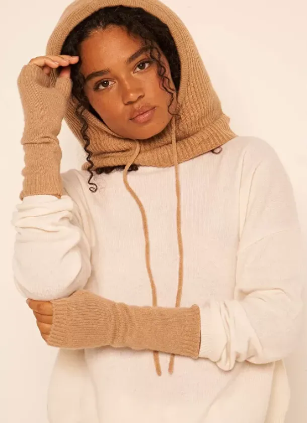 Sud Express Shoes & Accessories|Cagoule En Cotes Avec Liens De Serrage Camel Bennyx