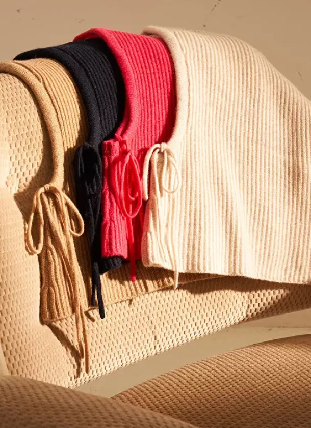 Sud Express Shoes & Accessories|Cagoule En Cotes Avec Liens De Serrage Camel Bennyx