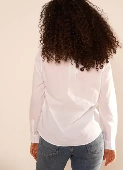 Sud Express Tops & Blouses|Chemise Classique Blanc Cortaline