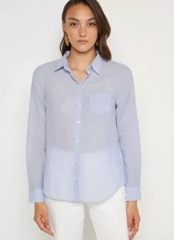 Sud Express Tops & Blouses|Chemise Classique Ciel Cortana