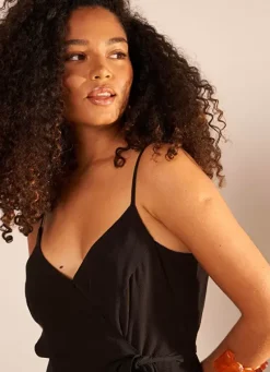 Sud Express Dresses & Overall|Combinaison Pantalon A Bretelles Noir Cubalia
