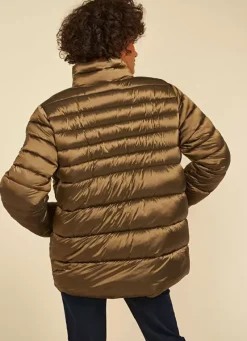 Sud Express Jackets & Coats|Doudoune Manches Longues Kaki 2 Tons Vigary