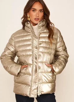 Sud Express Jackets & Coats|Doudoune Manches Longues Gold Vigold