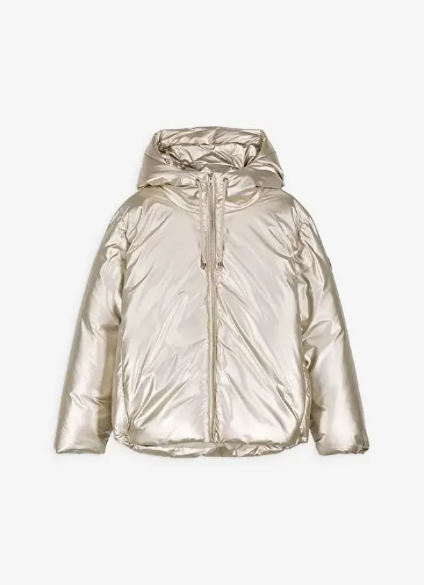 Sud Express Jackets & Coats|Doudoune Manches Longues A Capuche Gold Vilaury