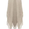 Sud Express Shoes & Accessories|Echarpe A Franges Ecru Chine Emmy