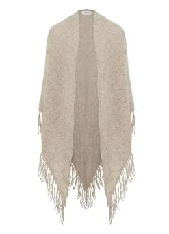 Sud Express Shoes & Accessories|Echarpe A Franges Ecru Chine Emmy