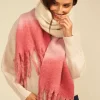 Sud Express Shoes & Accessories|Echarpe Effet Tie And Dye Framboise Edona