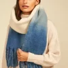Sud Express Shoes & Accessories|Echarpe Effet Tie And Dye Bleu Edona