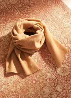 Sud Express Shoes & Accessories|Echarpe En Cachemire Camel Elise