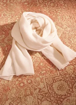 Sud Express Shoes & Accessories|Echarpe En Cachemire Milk Elise