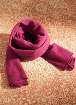 Sud Express Shoes & Accessories|Echarpe En Cachemire Prune Elise