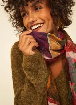 Sud Express Shoes & Accessories|Foulard Imprime Corail Eddi