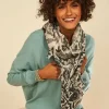 Sud Express Shoes & Accessories|Foulard Imprime Indigo Eily