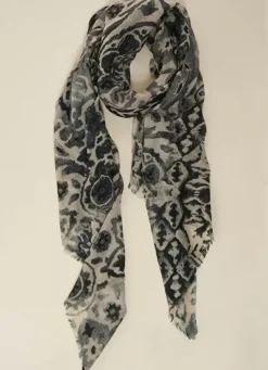 Sud Express Shoes & Accessories|Foulard Imprime Indigo Eily