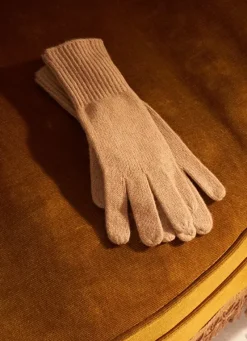 Sud Express Shoes & Accessories|Gants Pur Cachemire Camel Gio