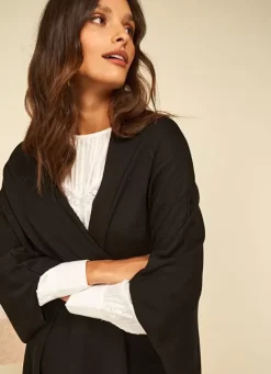 Sud Express Jumpers & Cardigans|Gilet Oversize Noir Gaston