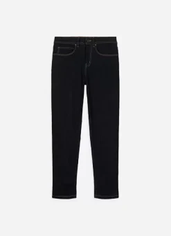 Sud Express Trousers & Jeans|Jean Boyfriend A Cinq Poches, Taille Medium Brut Ben