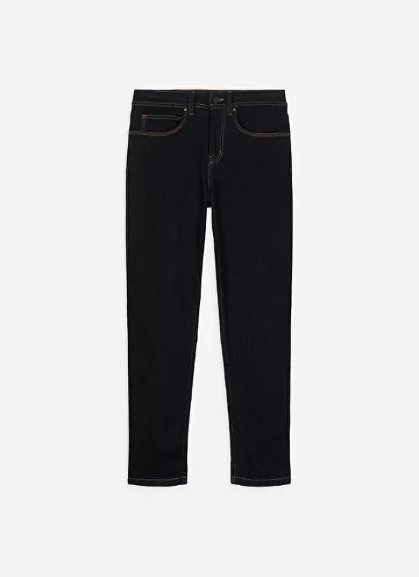Sud Express Trousers & Jeans|Jean Boyfriend A Cinq Poches, Taille Medium Brut Ben