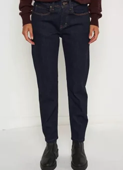 Sud Express Trousers & Jeans|Jean Boyfriend A Cinq Poches, Taille Medium Brut Ben