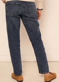 Sud Express Trousers & Jeans|Jean Boyfriend A Cinq Poches Medium Stone Ben