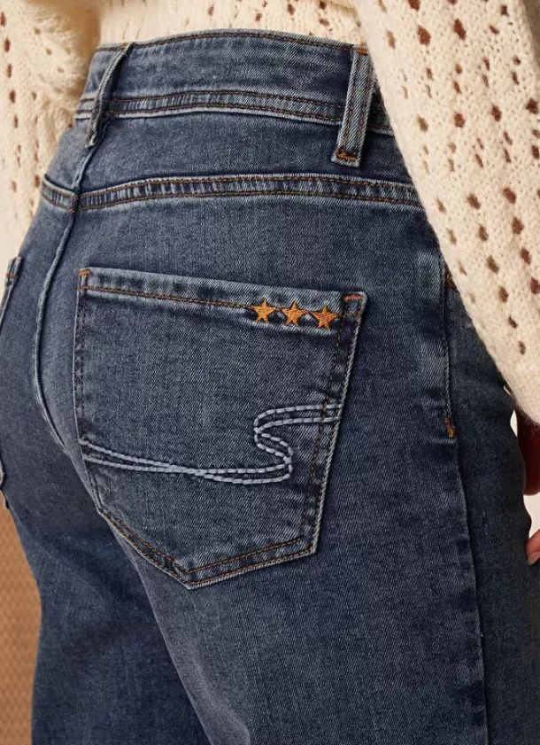 Sud Express Trousers & Jeans|Jean Boyfriend A Cinq Poches Medium Dark Sto Ben