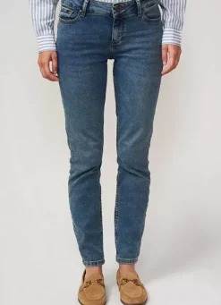 Sud Express Trousers & Jeans|Jean Slim Cinq Poches Medium Dark Sto Stella