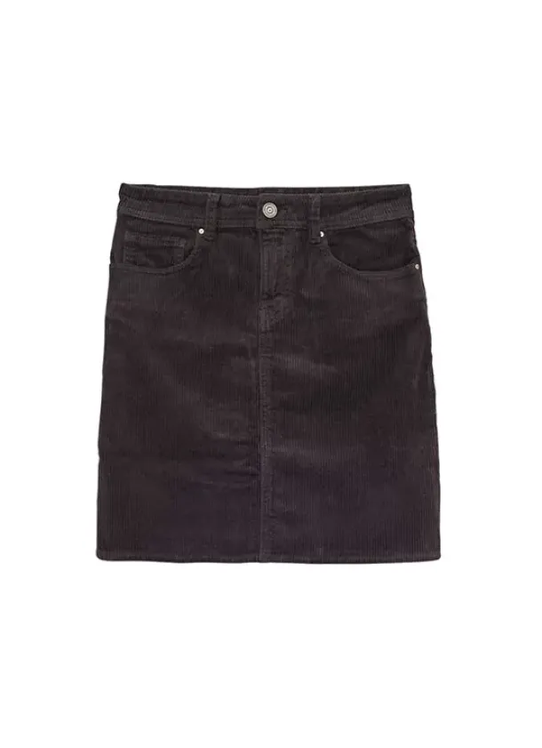 Sud Express Skirts & Shorts|Jupe Courte En Velours Plomb Joshuali