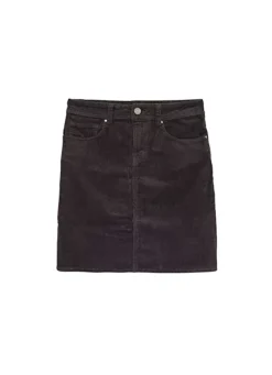 Sud Express Skirts & Shorts|Jupe Courte En Velours Plomb Joshuali