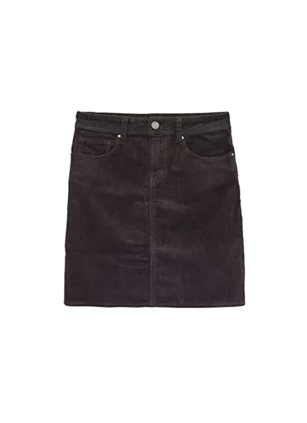 Sud Express Skirts & Shorts|Jupe Courte En Velours Plomb Joshuali