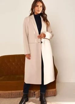 Sud Express Jackets & Coats|Manteau En Laine Craie Metoile