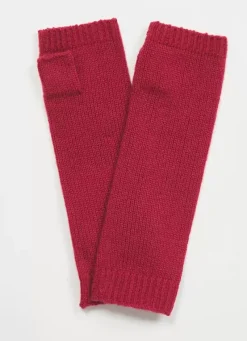 Sud Express Shoes & Accessories|Mitaines Pur Cachemire Framboise Garou