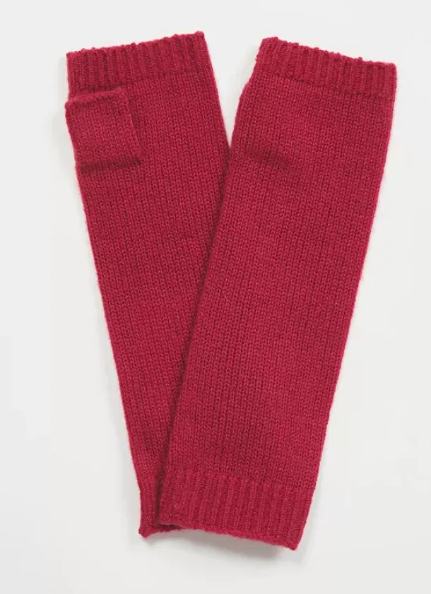 Sud Express Shoes & Accessories|Mitaines Pur Cachemire Framboise Garou