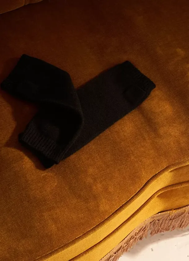 Sud Express Shoes & Accessories|Mitaines Pur Cachemire Noir Garou