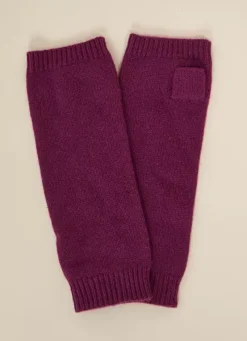 Sud Express Shoes & Accessories|Mitaines Pur Cachemire Prune Garou