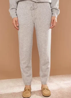 Sud Express Trousers & Jeans|Pantalon 100% Cachemire Perle Chine Perlou
