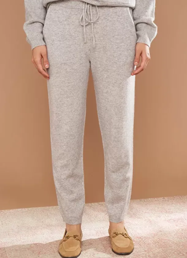 Sud Express Trousers & Jeans|Pantalon 100% Cachemire Perle Chine Perlou