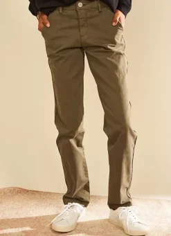 Sud Express Trousers & Jeans|Pantalon Chino Kaki Pirma