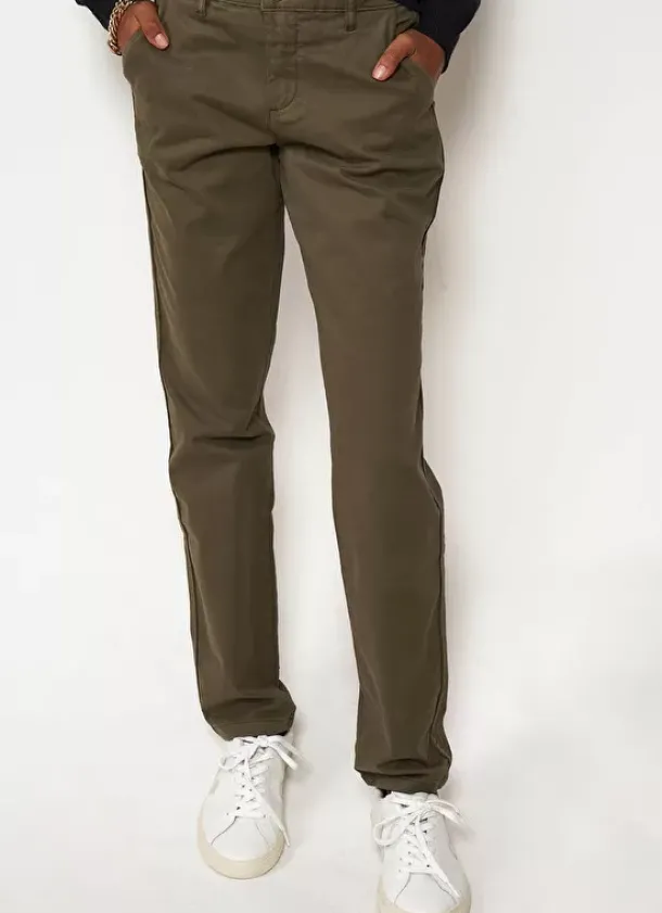 Sud Express Trousers & Jeans|Pantalon Chino Kaki Pirma