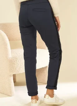 Sud Express Trousers & Jeans|Pantalon Jogging Marine Poerava
