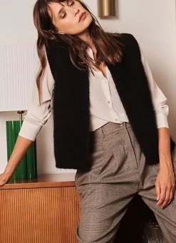 Sud Express Trousers & Jeans|Pantalon Tailleur Beige Philia