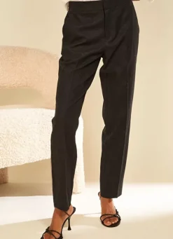 Sud Express Trousers & Jeans|Pantalon Tailleur Noir Pao