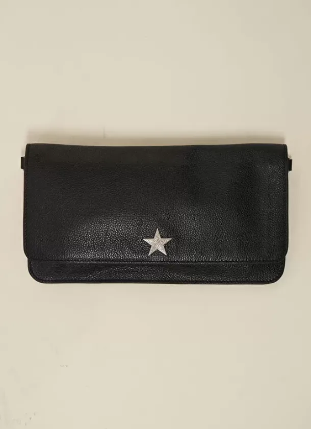 Sud Express Shoes & Accessories|Pochette Bandouliere Noir Sarina